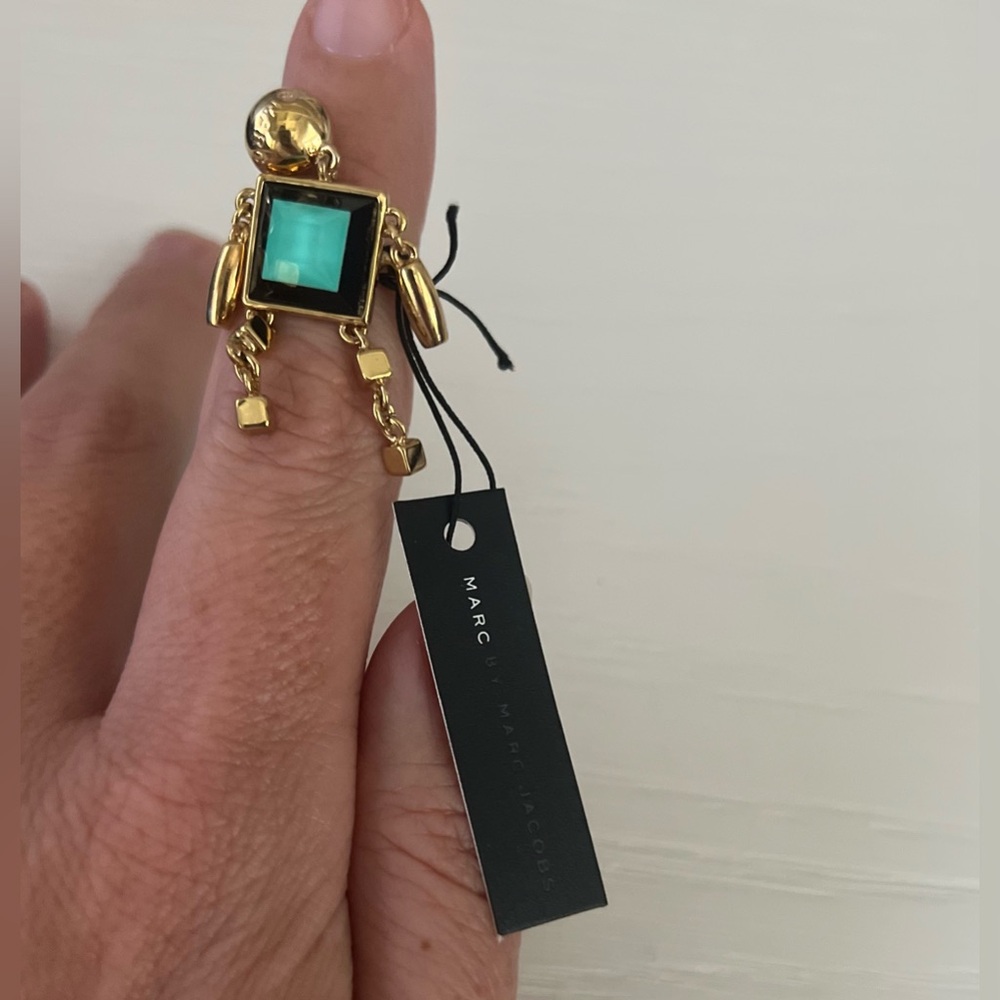 Marc by Marc Jacobs Dusty Jade Green Ring Sz 6 NWT - Picture 3 of 4